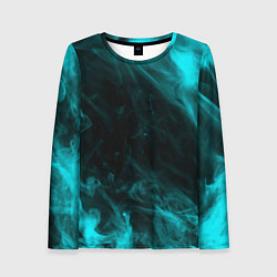 Лонгслив женский Neon smoke, цвет: 3D-принт