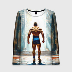 Лонгслив женский Греко-римский борец, цвет: 3D-принт