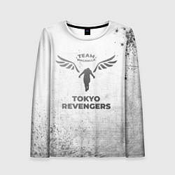Лонгслив женский Tokyo Revengers - white gradient, цвет: 3D-принт