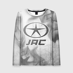 Женский лонгслив JAC - white gradient