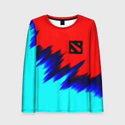 Женский лонгслив Dota краски