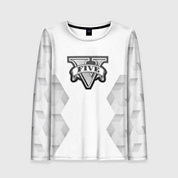 Женский лонгслив GTA white poly