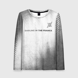 Женский лонгслив Darling in the FranXX - white gradient посередине