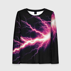 Женский лонгслив Lightning pink