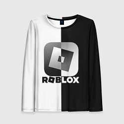 Женский лонгслив Роблокс логотип