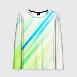 Лонгслив женский Multicolored, цвет: 3D-принт