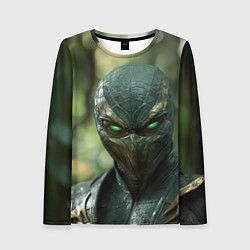 Женский лонгслив Reptile green Mortal kombat