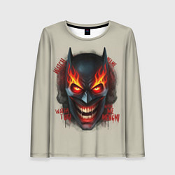 Женский лонгслив Огенный Бэтмент