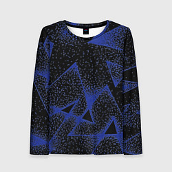 Лонгслив женский Triangles with dots, цвет: 3D-принт