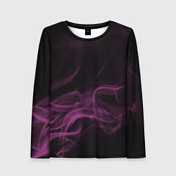 Лонгслив женский Color smoke pink, цвет: 3D-принт