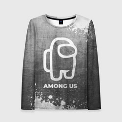 Лонгслив женский Among Us - grey gradient, цвет: 3D-принт