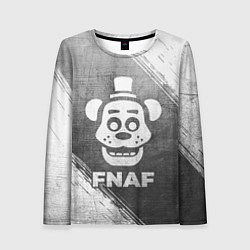 Женский лонгслив FNAF - grey gradient