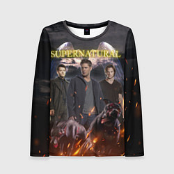 Женский лонгслив Supernatural - true hunters