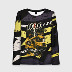 Женский лонгслив ACDC в автобусе