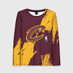 Лонгслив женский Cleveland Cavaliers NBA team, цвет: 3D-принт