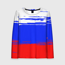 Женский лонгслив Патриот - флаг