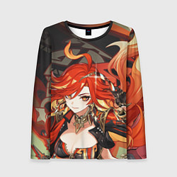Лонгслив женский Mavuika Genshin Impact, цвет: 3D-принт