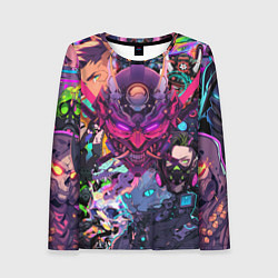 Женский лонгслив Стиль Cyberpunk