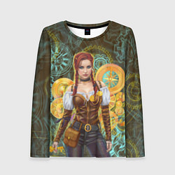 Женский лонгслив Стимпанк приключения