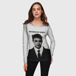 Лонгслив женский Вам снился этот человек мем, цвет: 3D-принт — фото 2