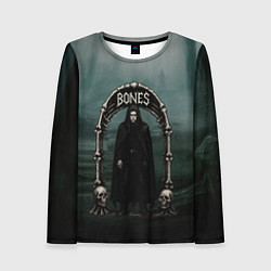 Женский лонгслив Bones арка из костей