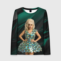 Женский лонгслив Леди Гага в платье из дисков