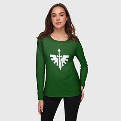 Лонгслив женский Темные Ангелы, цвет: 3D-принт — фото 2