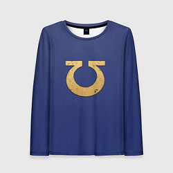 Лонгслив женский Ультрамарины, цвет: 3D-принт