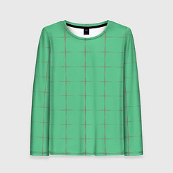 Женский лонгслив Color green stripes