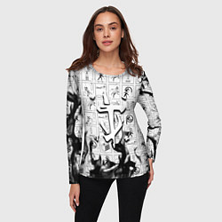 Лонгслив женский Doom x portal fire, цвет: 3D-принт — фото 2