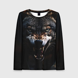 Женский лонгслив Волчара