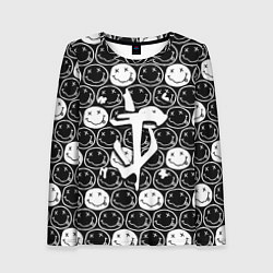 Женский лонгслив Doom x nirvana pattern