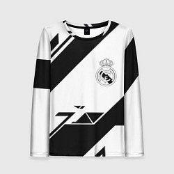 Лонгслив женский Real Madrid geometry, цвет: 3D-принт