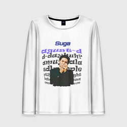 Лонгслив женский Шуга - BTS, цвет: 3D-принт