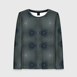 Лонгслив женский Треугольное сияние, цвет: 3D-принт