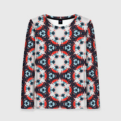 Женский лонгслив Звездный узор в шестиугольниках