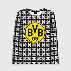 Лонгслив женский Borussia pattern geometry, цвет: 3D-принт