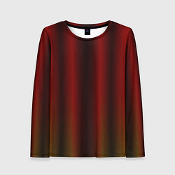Лонгслив женский Neon red orange lines, цвет: 3D-принт