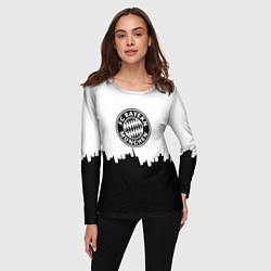 Лонгслив женский Bayern Mnchen пиксели, цвет: 3D-принт — фото 2