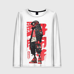 Лонгслив женский Bot raven, цвет: 3D-принт