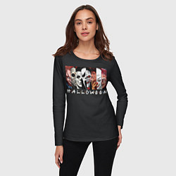 Лонгслив женский Герои ужасов, цвет: 3D-принт — фото 2