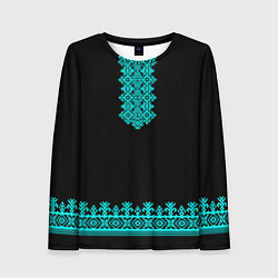 Женский лонгслив Рубаха вышиванка славянская