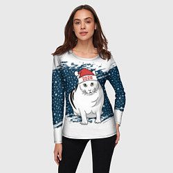 Лонгслив женский Кот Бендер - 2026, цвет: 3D-принт — фото 2