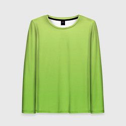 Женский лонгслив Color lime green