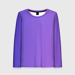 Женский лонгслив Color purple gradient