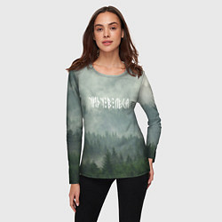 Лонгслив женский Уйду в леса, цвет: 3D-принт — фото 2
