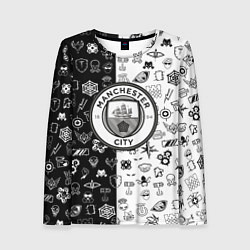 Лонгслив женский Манчестер сити ачивки, цвет: 3D-принт