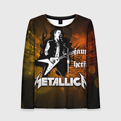 Лонгслив женский Metallica: James Hetfield, цвет: 3D-принт
