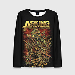 Лонгслив женский Asking Alexandria, цвет: 3D-принт