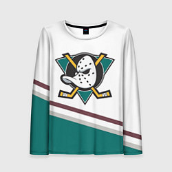 Лонгслив женский Anaheim Ducks Selanne, цвет: 3D-принт